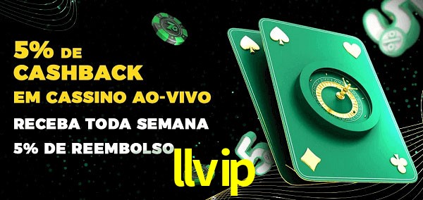 Promoções do cassino ao Vivo llvip